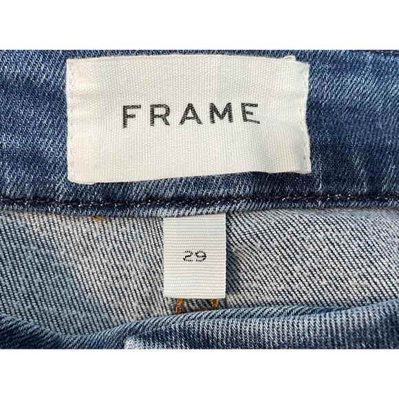 Frame Jeans Size 29 Le Mini Bootcut High Rise Hippie Western Boho Preppy - Picture 7 of 9